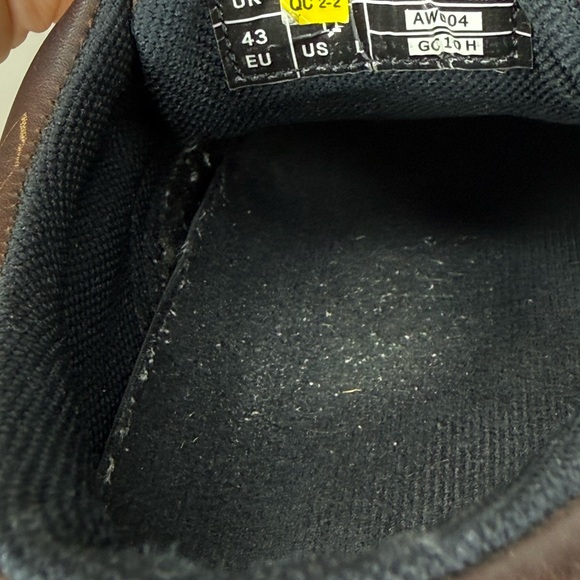 Dr. Martens Lace Up Loafers Chunky Brown Leather Y2K Women’s 11 Men’s 10 Vintage - Picture 9 of 15